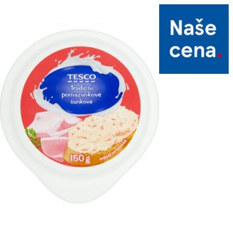 Tesco Tradiční pomazánkové šunkové 150g