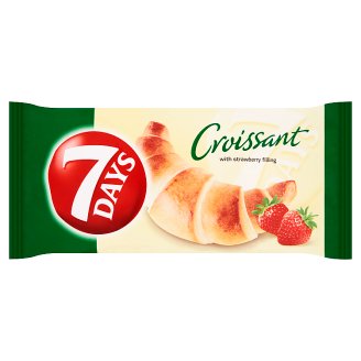 7 Days Croissant s jahodovou náplní 60g