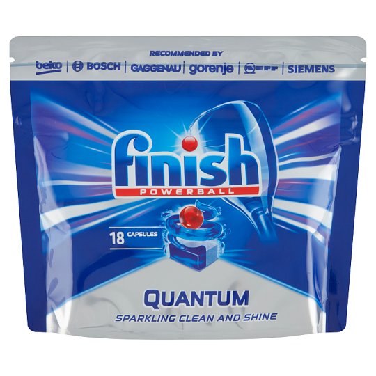 Finish Powerball Quantum Max tablety do myčky nádobí 18 ks 279g