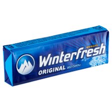 Wrigley's Winterfresh Original Chewing Gum without Sugar with Mint and Menthol Flavor 10 pcs 14g