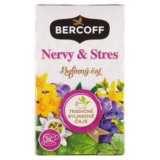Bercoff Klember Herbal Nervy a stres bylinný čaj 20 x 1,5g