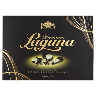 Carla Laguna Premium mořské plody z hořké čokolády 250g