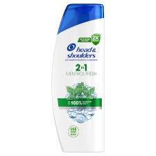 Head & Shoulders Menthol Fresh 2in1 Anti Dandruff Shampoo 400 ml. Refreshing Menthol Scent