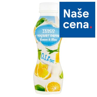 Tesco Jogurtový nápoj citron-limetka 350g