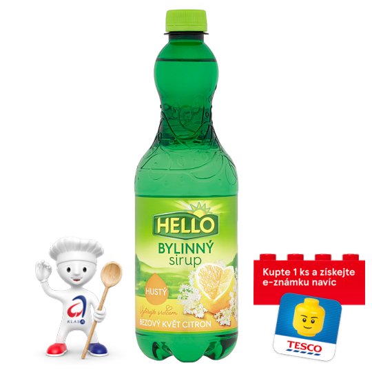 Hello Bylinný sirup bezový květ citron 0,7l