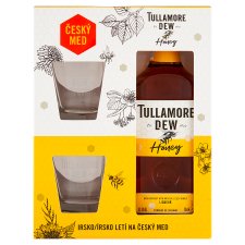 Tullamore D.E.W. Honey 700ml + 2 skleničky