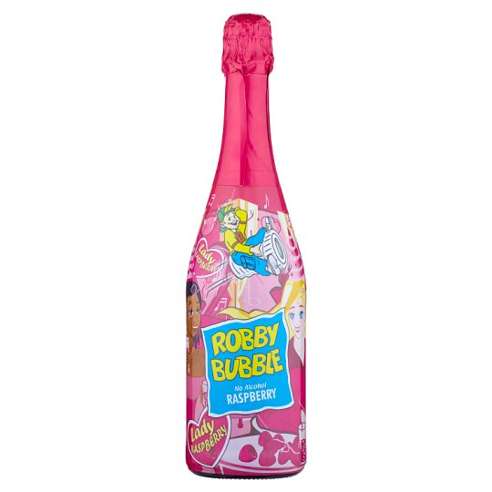 Robby Bubble Raspberry nealkoholický nápoj ochucený 0,75l