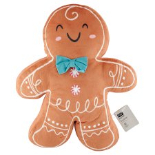 F&F Home Gingerbread Shaped Cushion 45 x 37 cm