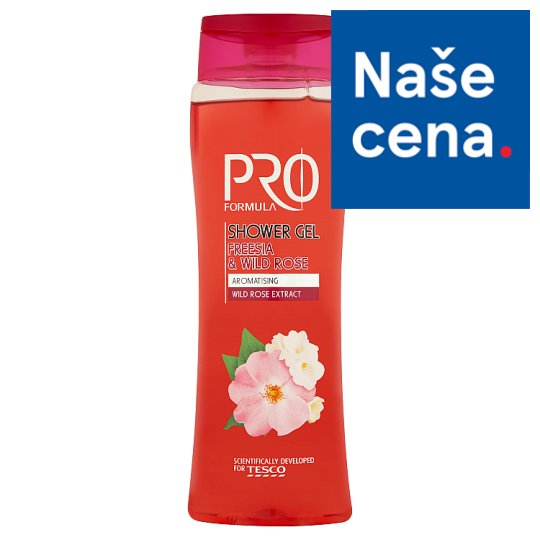 Tesco Pro Formula Sprchový gel Freesia & Wild Rose 400ml