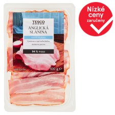 Tesco English Bacon 100g