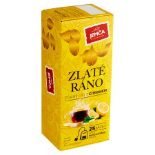 Jemča Zlaté ráno černý čaj s citronem 25 x 1,75g (43,75g)