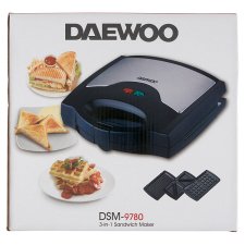 Daewoo Sandwich Maker 3 in 1 DSM-9780