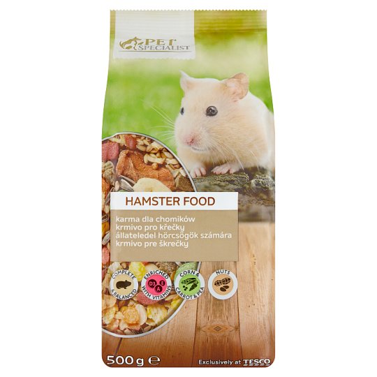 Tesco Pet Specialist Krmivo pro křečky 500g