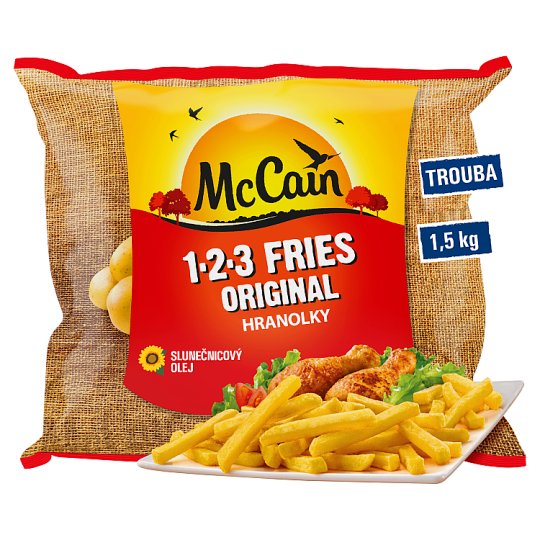 McCain 123 Fries Original 1500g