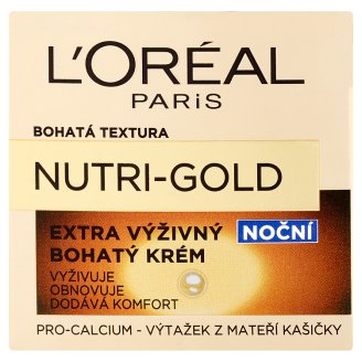 L'Oréal Paris Nutri-Gold Extra výživný bohatý noční krém 50ml