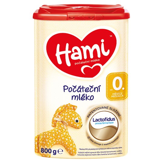 Hami 0+ počáteční mléko od narození 800g