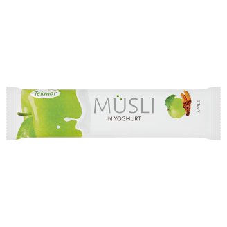 Tekmar Müsli tyčinka s jablky a skořicí v polevě s jogurtem 30g