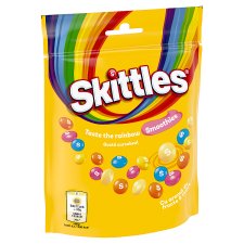 Skittles Smoothies Chewy Candies in Crisp Sugar Shell with Fruit and Yoghurt Flavours 152g