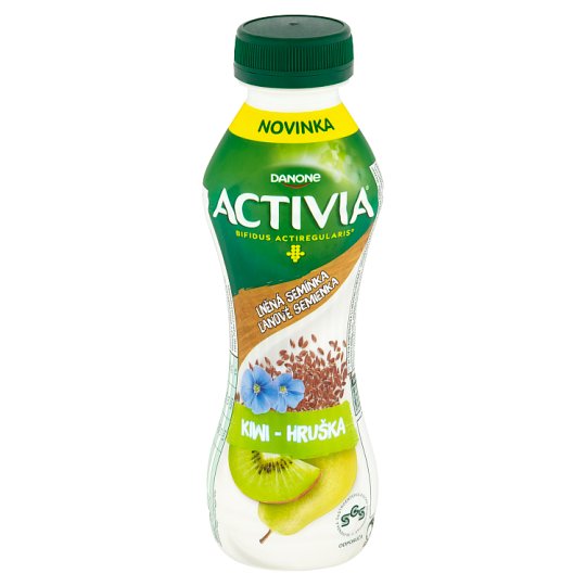 Danone Activia Kiwi - hruška s lněnými semínky 310g