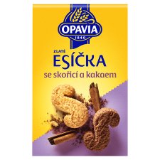 Opavia Zlaté Esíčka Cookies with Cinnamon and Cocoa 220g