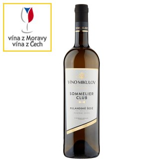 Víno Mikulov Sommelier Club Rulandské šedé víno s přívlastkem pozdní sběr suché bílé 0,75l