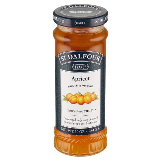 St. Dalfour Apricot Fruit Spread with High Contain of Fruits 284g