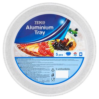 Tesco Hliníková forma na pečení kulatá 5 ks