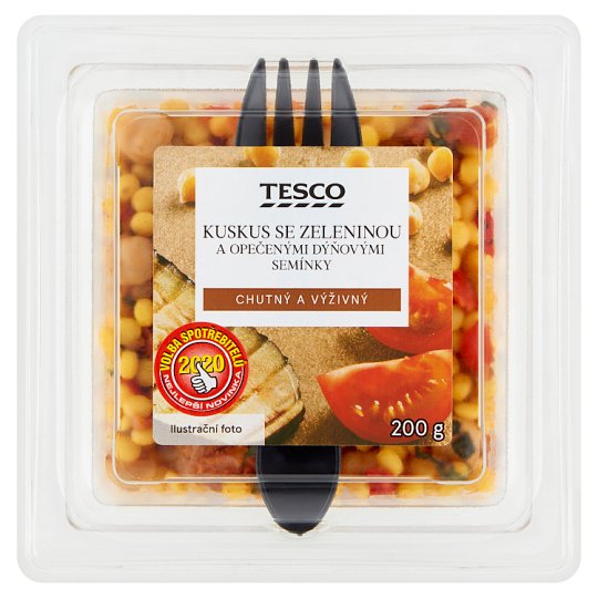 Tesco Kuskus se zeleninou a opečenými dýňovými semínky 200g