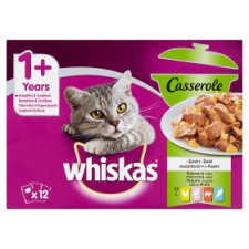 Whiskas Casserole Mixed Selection in Jelly 12 x 85g