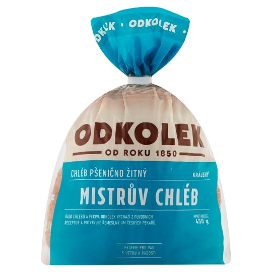 Odkolek Mistrův chléb krájený 450g