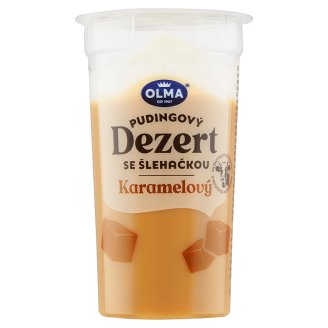 Olma Dezert Pudingový se šlehačkou karamelový 200g
