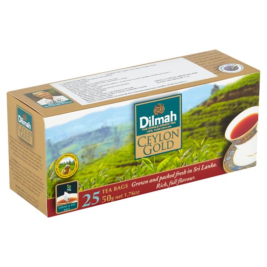 Dilmah Ceylon Gold černý čaj 25 x 2g