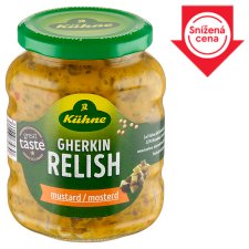 Kühne Gherkin Relish Mustard 350g