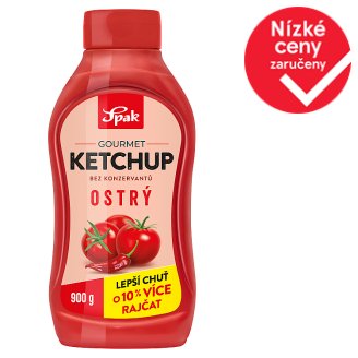 Spak Gourmet Kečup ostrý 900g
