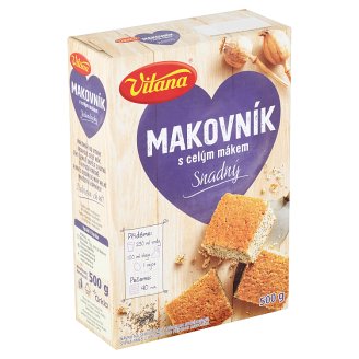 Vitana Poctivá Kuchyně Makovník 500g