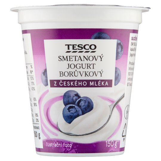 Tesco Creamy Blueberry Yogurt 150g Tesco Groceries