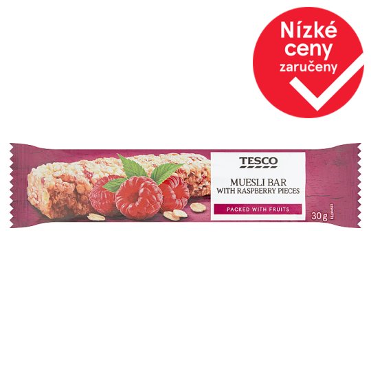 Tesco Müsli tyčinka s malinami 30g