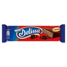 ORION Delissa Wafer with Cocoa Filling Dipped in Dark Chocolate 30g