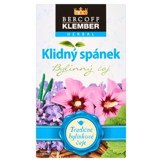 Bercoff Klember Herbal Klidný spánek bylinný čaj 20 x 1,5g