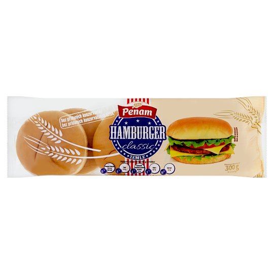 Penam Hamburger žemle classic 6 ks 300g