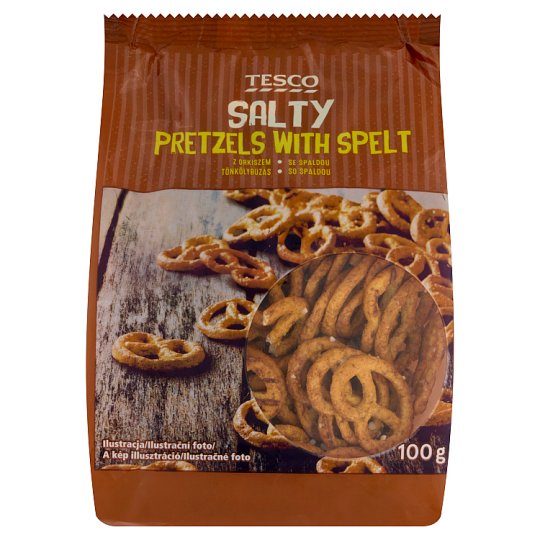 Tesco Solené preclíky se špaldou 100g