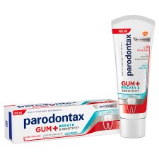 image 2 of Parodontax Gum + Breath & Sensitivity Whitening Toothpaste with Fluoride 75ml