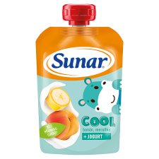 Sunar Cool Banana, Apricot + Yogurt 110g