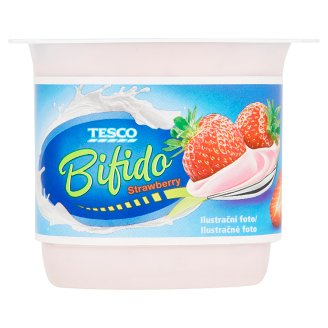 Tesco Bifido jogurt jahodový s bifidokulturou 130g