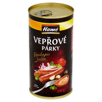 Hamé Vepřové párky 530g
