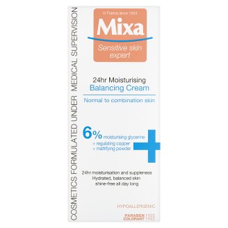 Mixa Sensitive Skin Expert 24 h lehký vyvažující hydratační krém 50ml