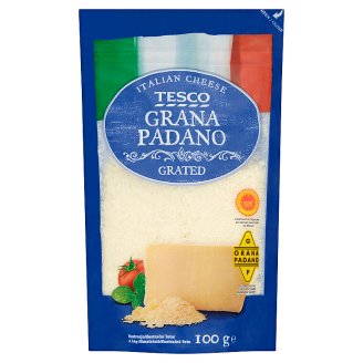 Tesco Grana Padano strouhaný 100g