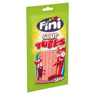 Fini Sour Strawberry Tubes 90g