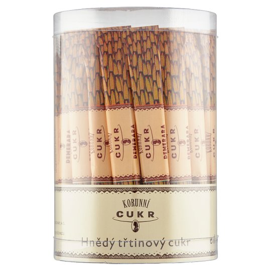 Korunní Cukr Hnědý třtinový cukr 50 x 4,5g (225g)