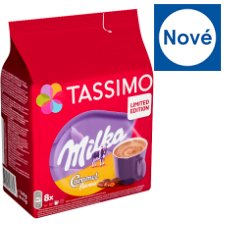 Tassimo Milka instantní kakaový nápoj s karamelovou příchutí 8 x 30g (240g)